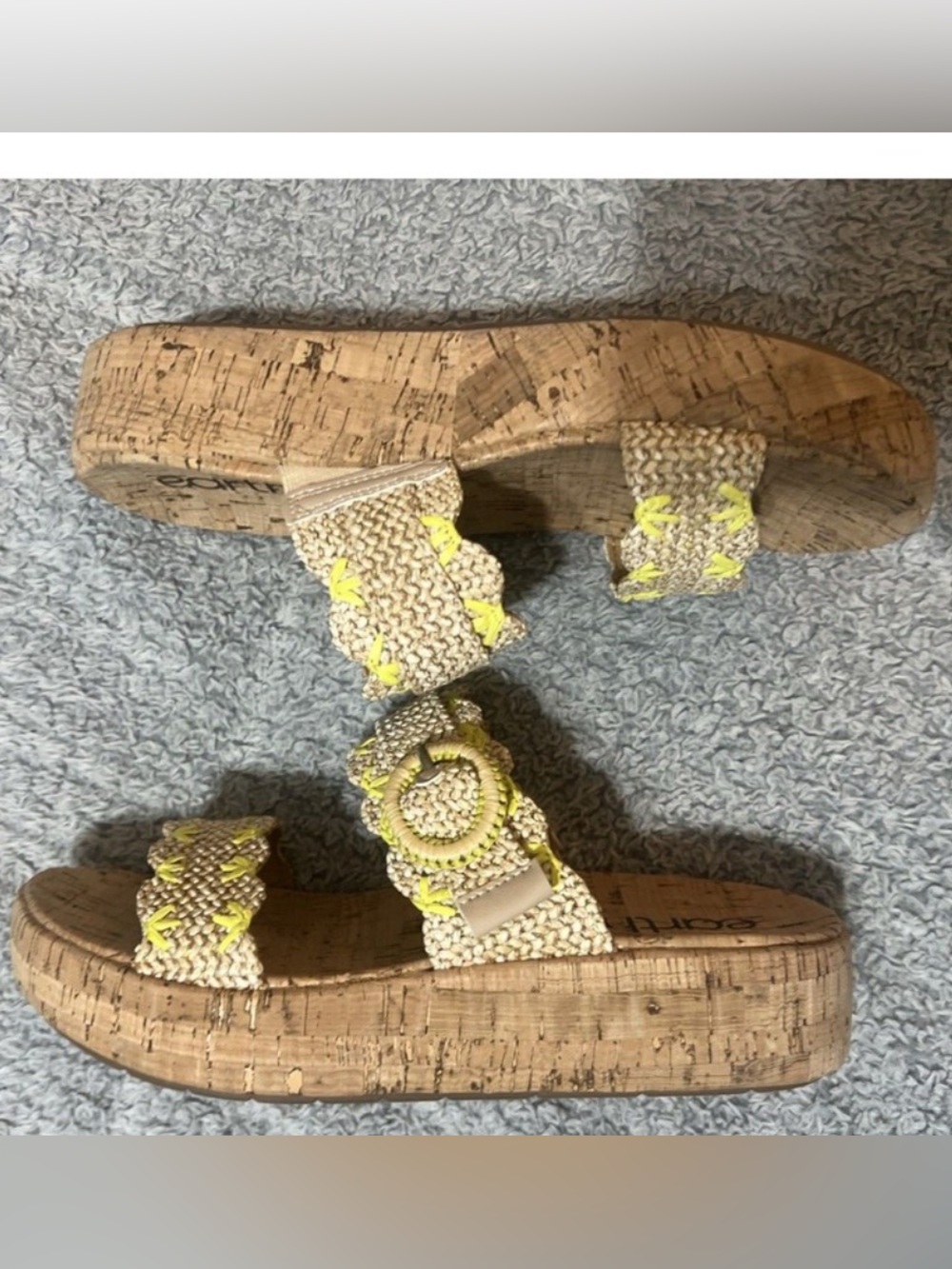 Earth Espadrille Sandals  Boho Sz& Neutral